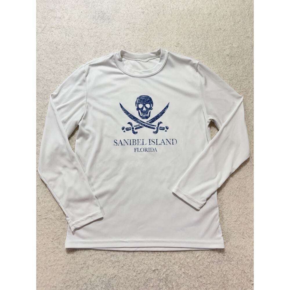 Kids Long Sleeve Fishing Beach Cooling Shirt Size 10/12 UV Sun Protection SPF